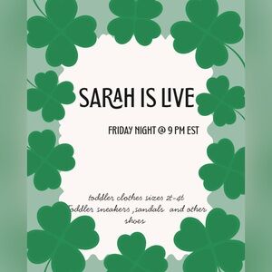 Sarah is live